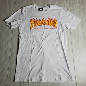 Thrasher Magazine Flame Tee Shirt Size Small Skate to Live